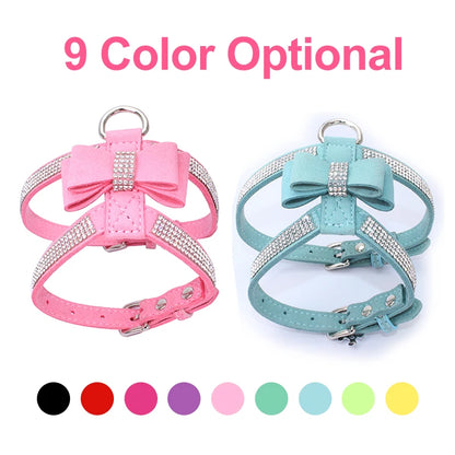 Shining Diamonds Rhinestone Dog Harness