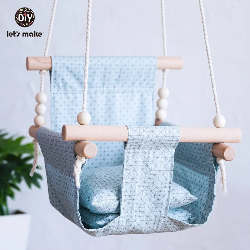 Let's Make Baby Swings Canvas Hanging Chair