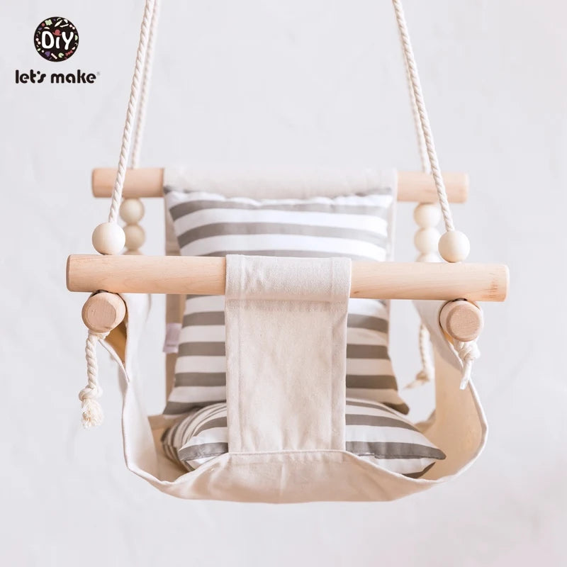 Let's Make Baby Swings Canvas Hanging Chair