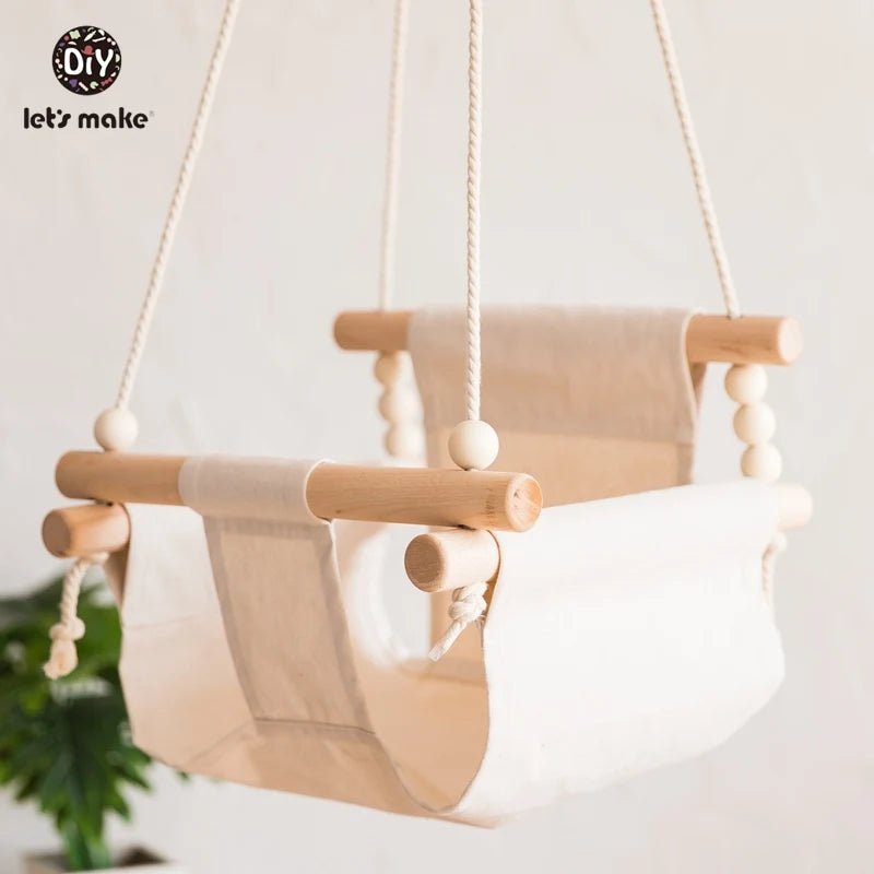 Let's Make Baby Swings Canvas Hanging Chair