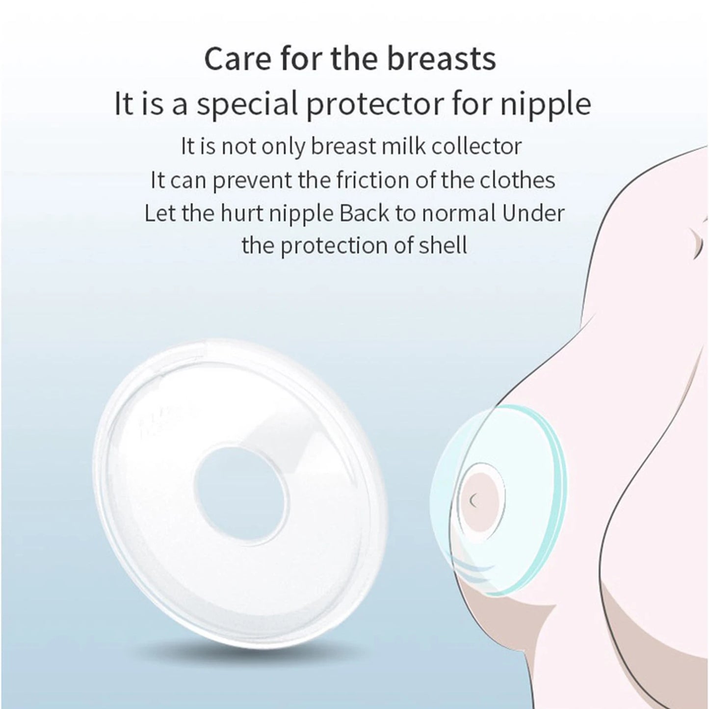 Anti Spill Wearable Breast Pads Collector