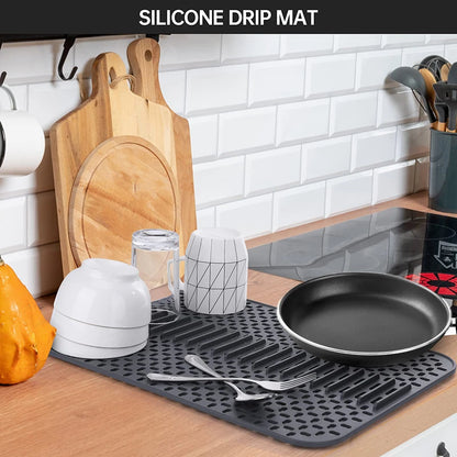 Non-slip Quick Drying Kitchen Silicone Sink Mat