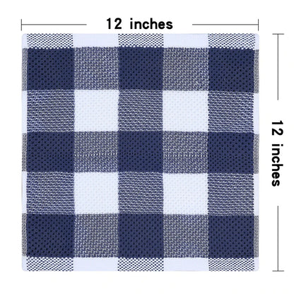 Olanly 100% Cotton Dishcloth For Kitchen Towel Home Ultra Soft Absorbent Dish Cloth Reusable Clean Tool Microfiber Kitchen Towel