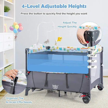 BABY JOY 5-in-1 pack & play