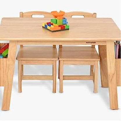 KRAND kids solid wood table & chair set