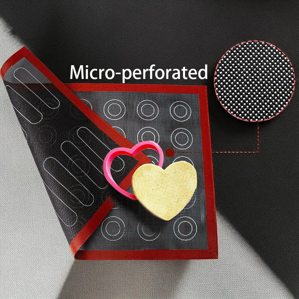 Micro-perforated Silicone Baking Mat Large Non-Stick Reusable Oven Sheet Liner for Cookie /Bread/ Macaron  Baking Accessories