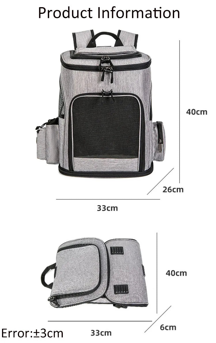 Astronaut transport pet backpack carrier