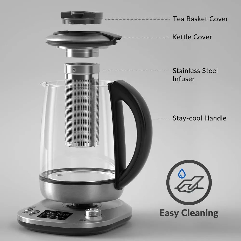 Electric Tea Kettle Pot with Removable Infuser