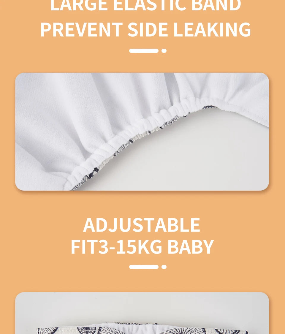 Waterproof  Reusbable Washable Baby Cloth Diaper