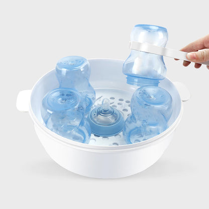 Microwave Steam Sterilizer, fits 6 Baby Bottles