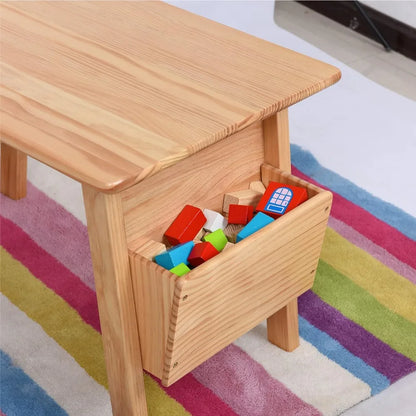 KRAND kids solid wood table & chair set