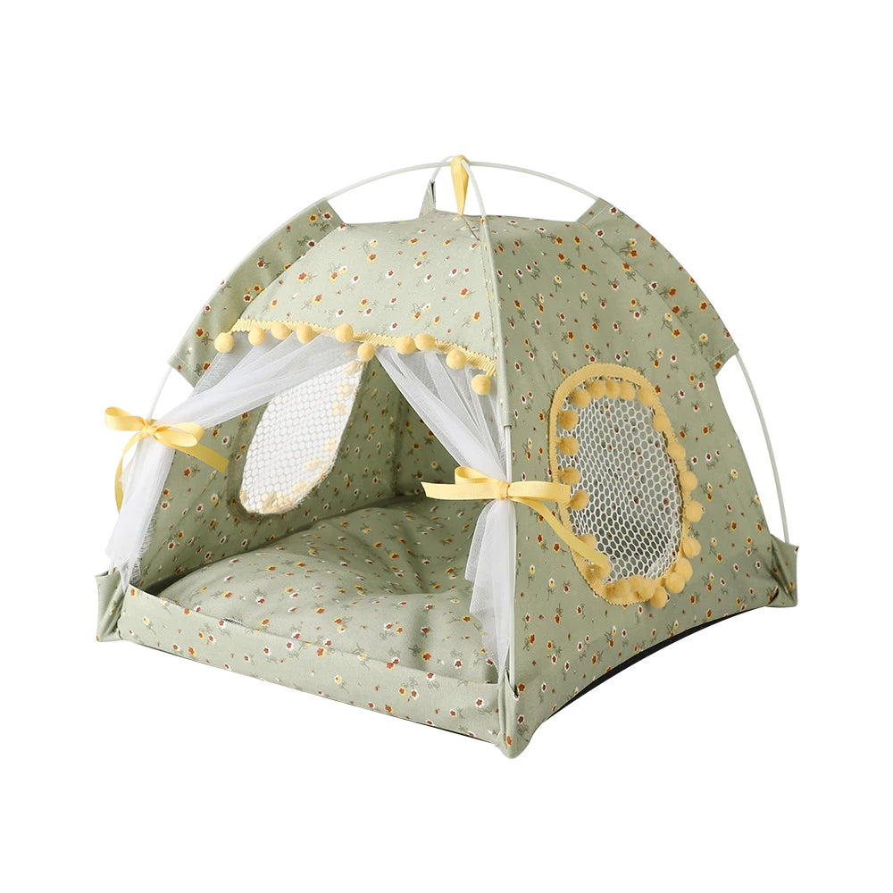 Travel kennel tent for pet princess