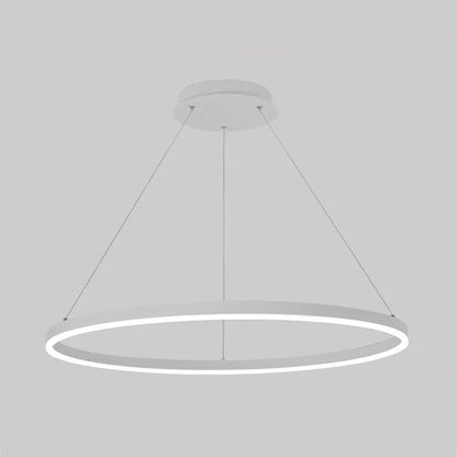 Nordic  Single Ring Led Chandelier  Dimmable Lamp Fixture