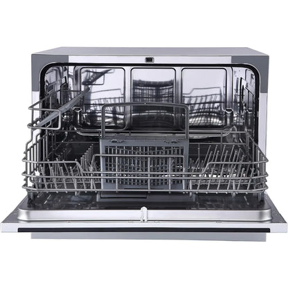 7-Program System Portable Countertop Dishwasher