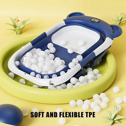 Silicone Non-Slip Foldable Baby Travel Bathtub