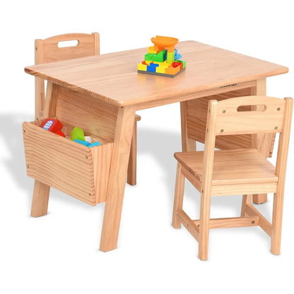 KRAND kids solid wood table & chair set