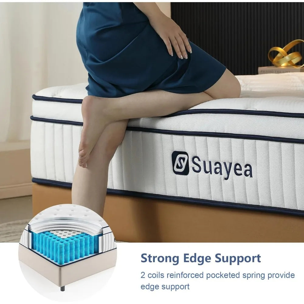 10 Inch King Size Hybrid Mattress